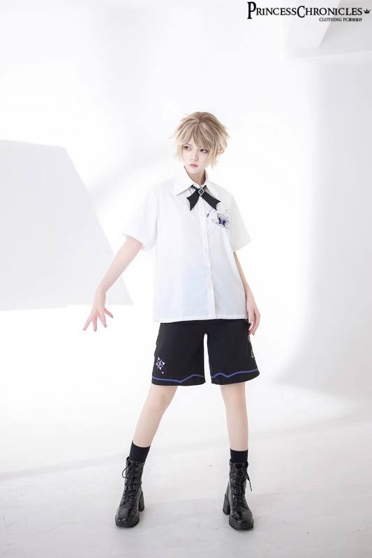 Princess Chronicles Embroidery Blouse and Pants Ouji Fashion