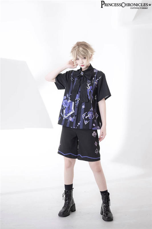 Princess Chronicles Printed Blouse and Pants Ouji Fashion