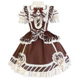 White chocolate Donuts Lolita Jumper Dress and Blouse