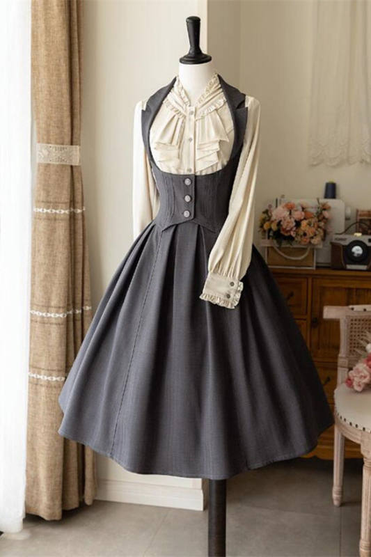 Forest Wardrobe Forest Knows Fall Corset Lolita Dress and Blouse