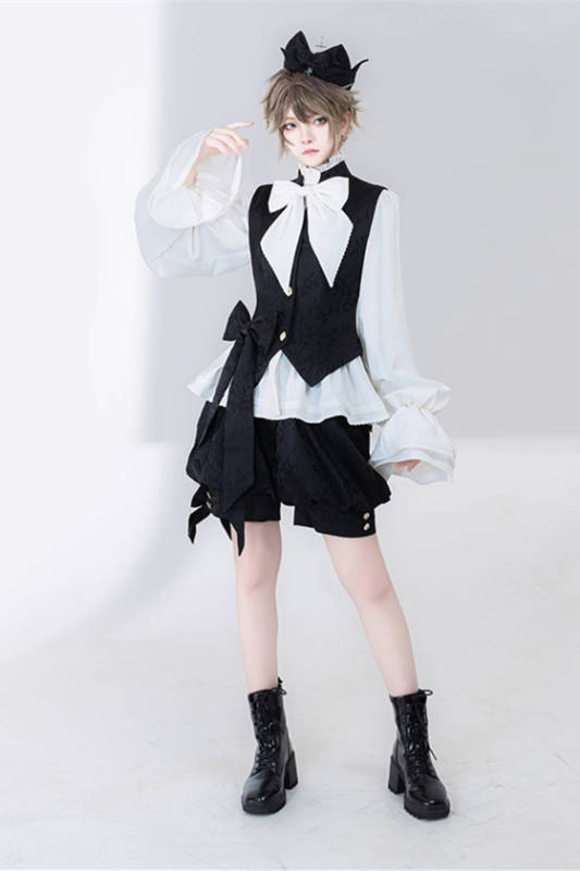 Princess Chronicles Dark Gothic Set 2.0 Ouji Fashion Blouse, Pants and Vest