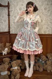 Alice Girl Bear Dolls Lolita Jumper Dress and One Piece