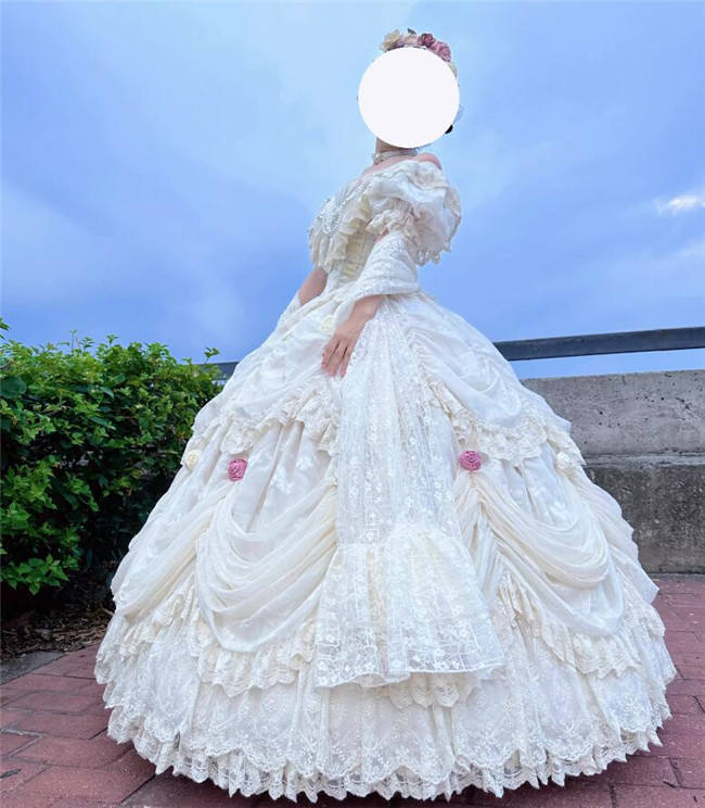 Forest Magic Tea Party Beige Hime Lolita Dress