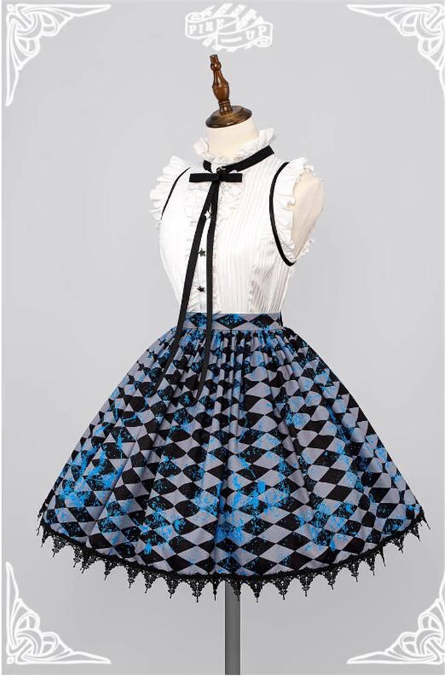 Pink Up and Black Rock Shooter Cooperated Lolita Coat, Top, Skirt, Corset and Hairclip