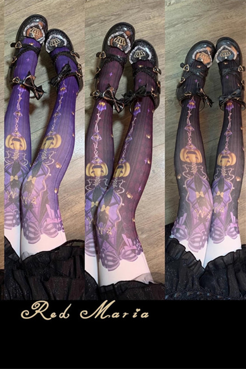 Gothic Lolita Cross Tights