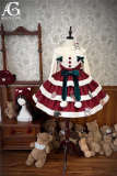 Alice Girl  Christmas Bear Lolita Jumper Dress and Knitwear