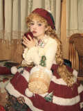 Alice Girl  Christmas Bear Lolita Jumper Dress and Knitwear
