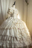 Coronation Luxury Hime Lolita Dress, Underskirt, Tippet and Tailing