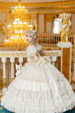 Coronation Luxury Hime Lolita Dress, Underskirt, Tippet and Tailing