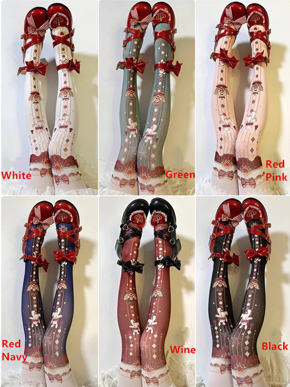 Dolls Theater Christmas Lolita Tights