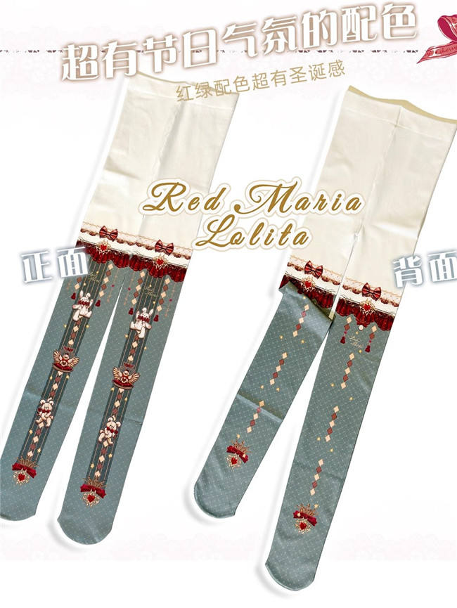 Dolls Theater Christmas Lolita Tights