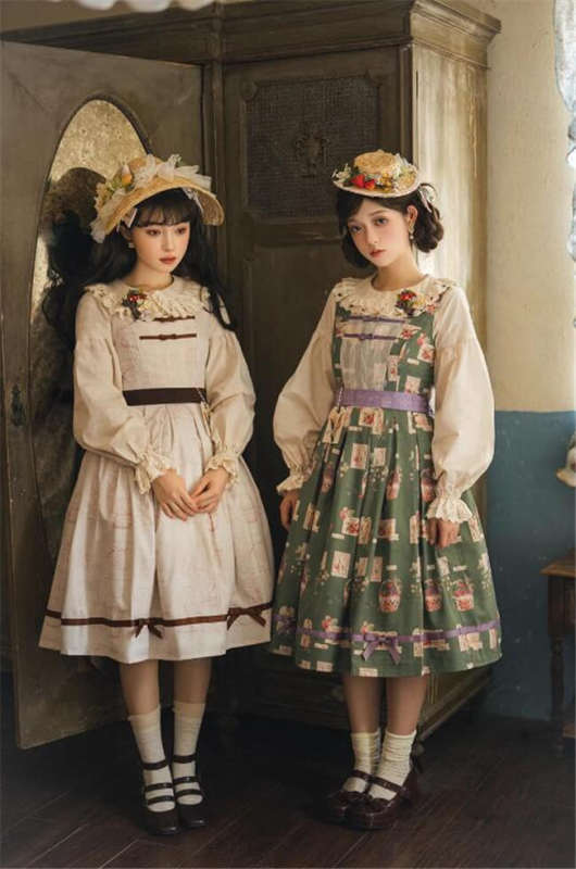 Miss Point Forest Book Lolita Jumper Dress