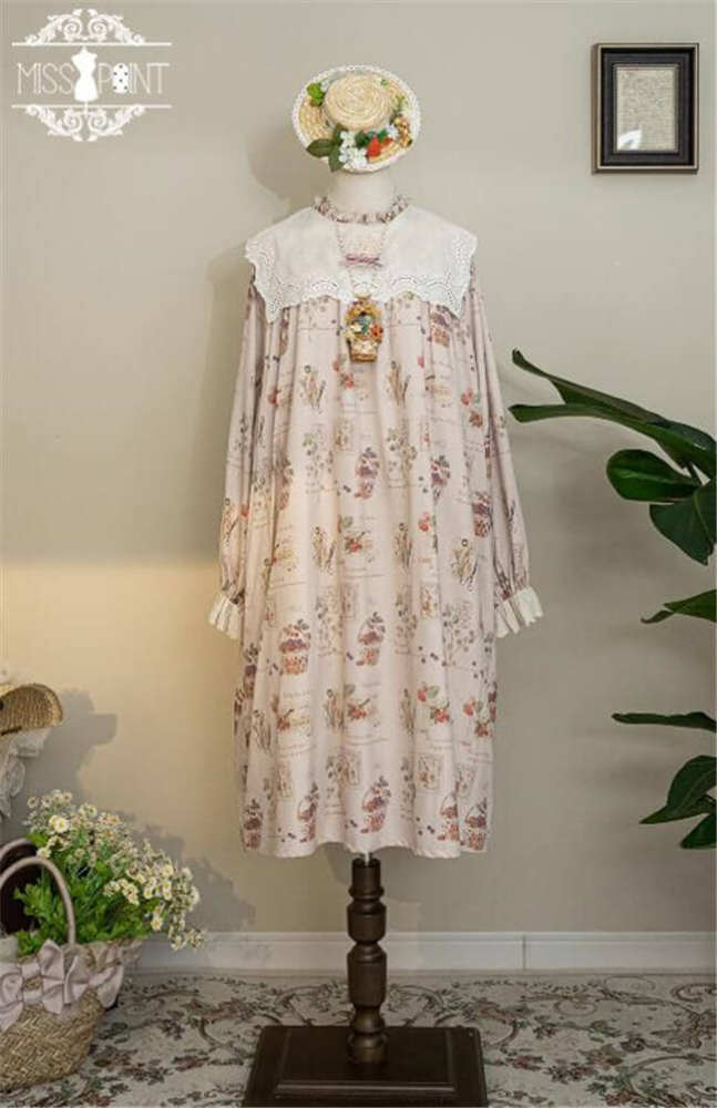 Miss Point Forest Book Loose Babydoll Lolita One Piece