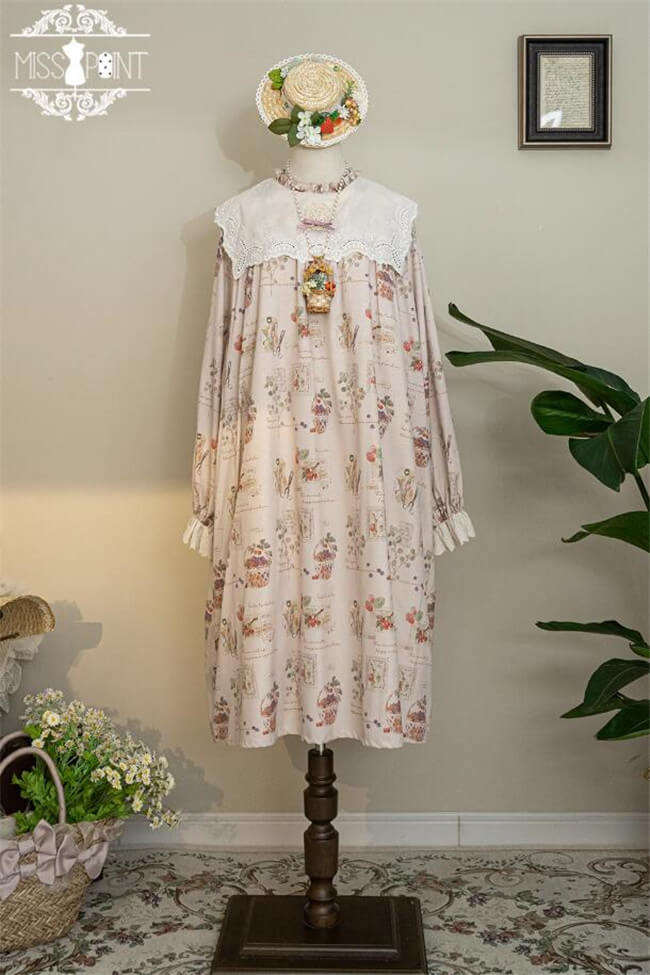 Miss Point Forest Book Loose Babydoll Lolita One Piece