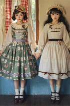 Miss Point Forest Book Lolita Jumper Dress