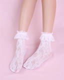 Sweet Summer Lace Short Socks