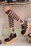 Sheep Puff Chocolate Lolita Socks