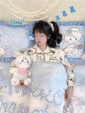 Mikko and Sheep Puff Cooperated Cotton Lolita Bedsheets