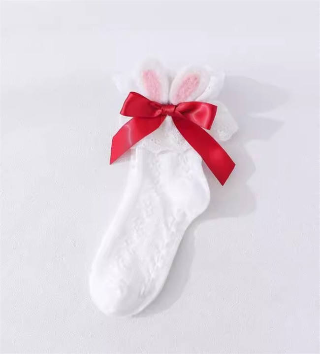 Sweet Bunny Ears Short Socks