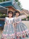 Picnic Bunny Sweet Lolita Dress Plus Size