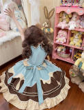 Chocolate Sweet Lolita Dress One Piece and Set-in Sleeves