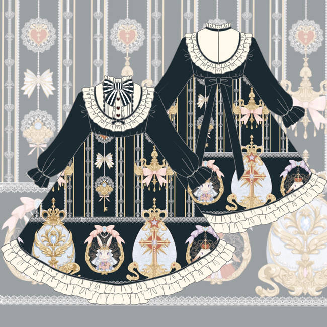 Plus Size Easter Dress Lolita OP