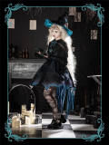 Rose Witch Halloween Lolita Dress, Wristcuffs and Hat