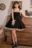 The Piano and the Song Velvet Lolita Dress and Coat