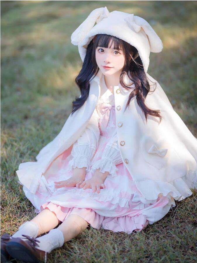 Sweet Bunny Ears Lolita Cape