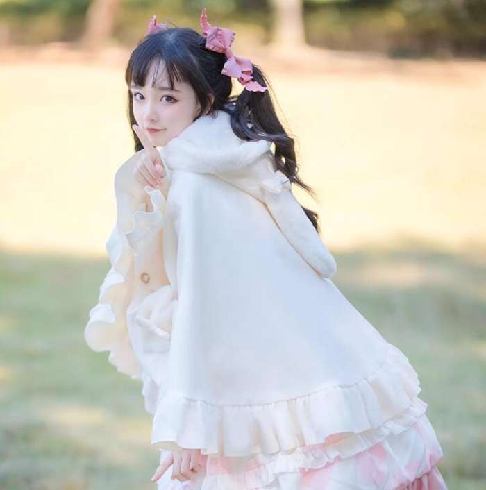 Sweet Bunny Ears Lolita Cape