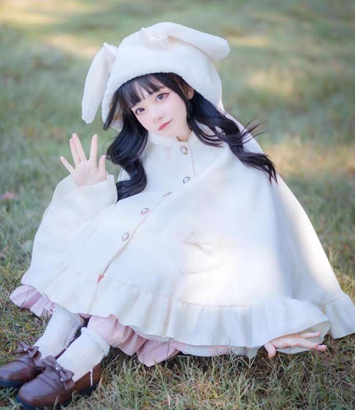Sweet Bunny Ears Lolita Cape
