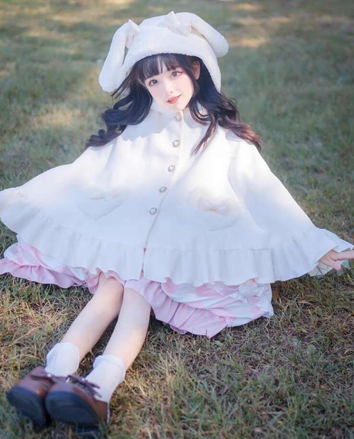 Sweet Bunny Ears Lolita Cape