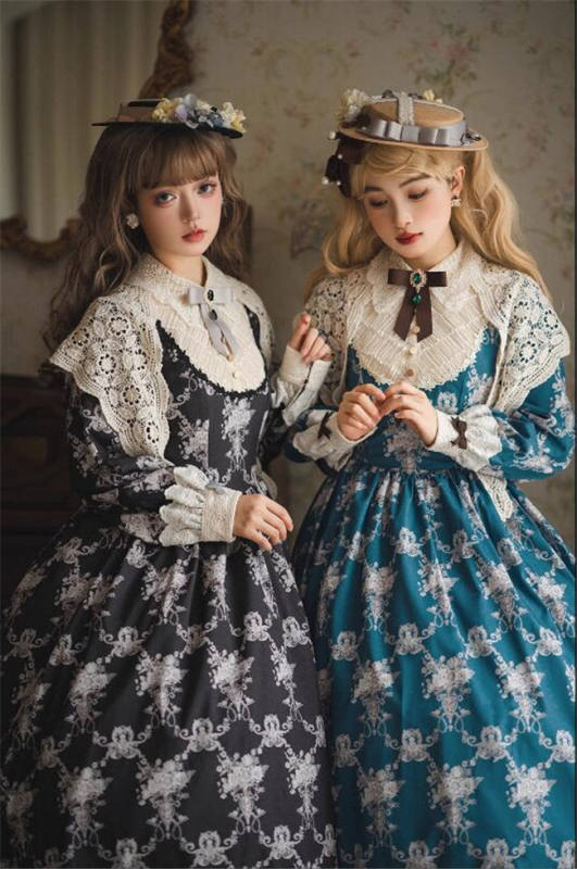 Miss Point Antique Wall Classic Lolita Dress One Piece