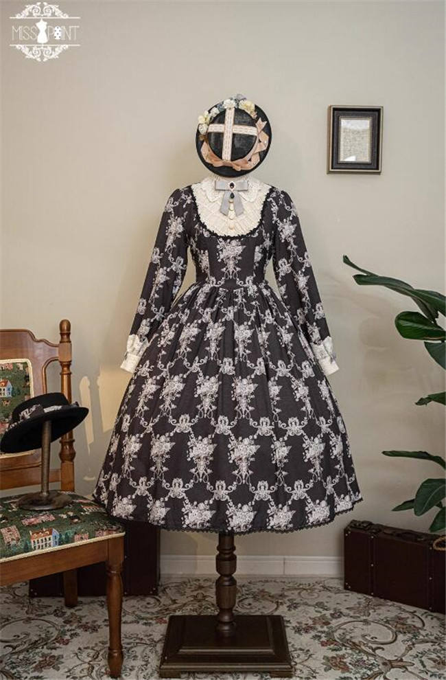 Miss Point Antique Wall Classic Lolita Dress One Piece