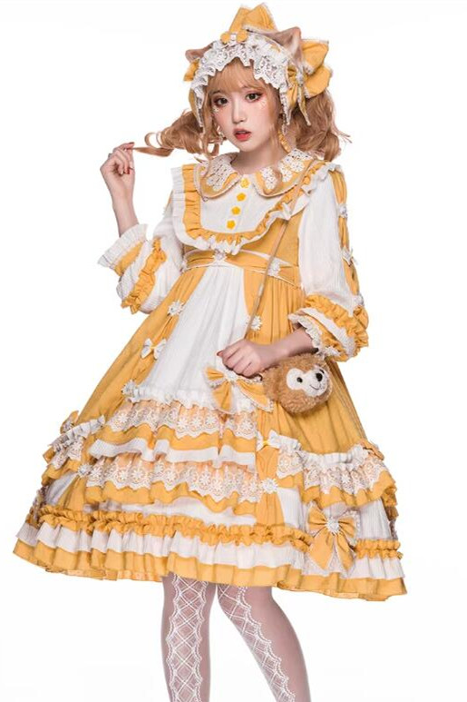 YUPBRO Lolita ~Summer Ramune Lolita OP -Pre-order,One Piece Lolita Dress -  My Lolita Dress