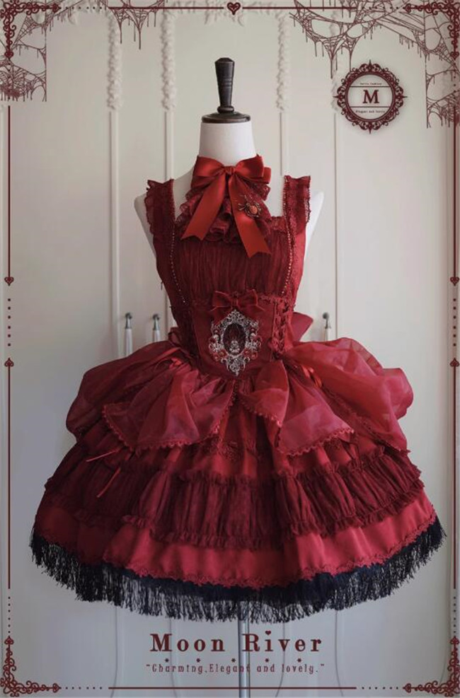 Moon River Spider Nest Gothic Lolita Dress