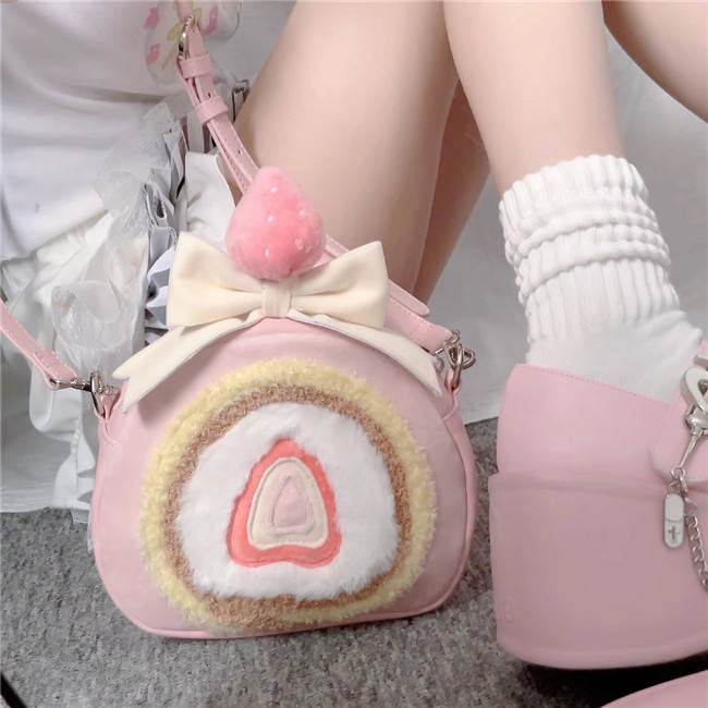 Strawberry Roll Cake Lolita Bags