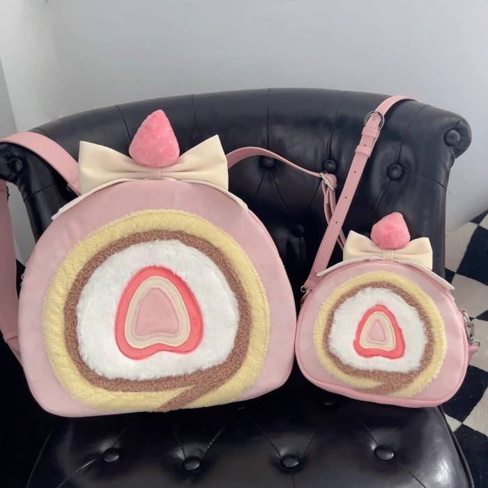 Strawberry Roll Cake Lolita Bags