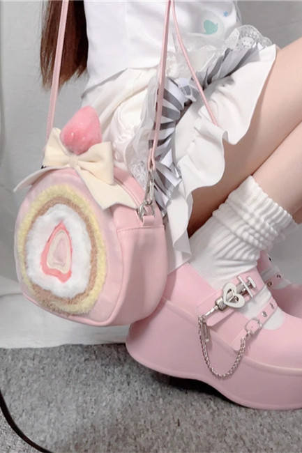 Strawberry Roll Cake Lolita Bags