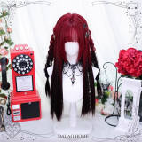 Dalao Home Black Red Lolita Wigs