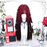 Dalao Home Black Red Lolita Wigs
