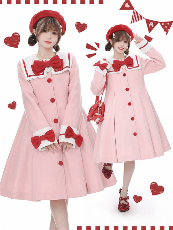Tommy Bear Strawberry Mousse Christmas Coat
