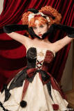 Coronation Red Black Lolita Jumper Dress and Cape