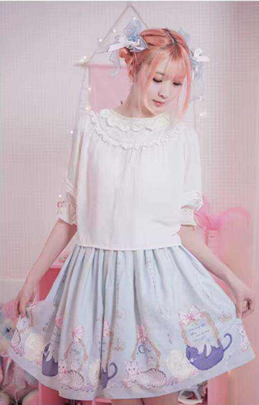 MissCat~ Soft Lolita JSK/Skirt -Ready Made