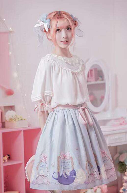 MissCat~ Soft Lolita JSK/Skirt -Ready Made