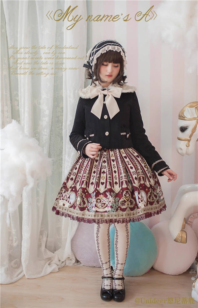 Sweet Winter Down Lolita Short Coat -Ready Made