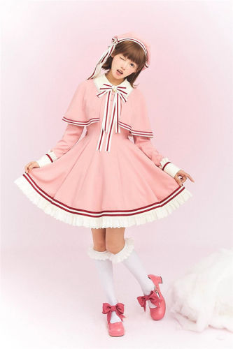 Summer Fairy and Card Captor Sakura Sweet Lolita Dress and Beret