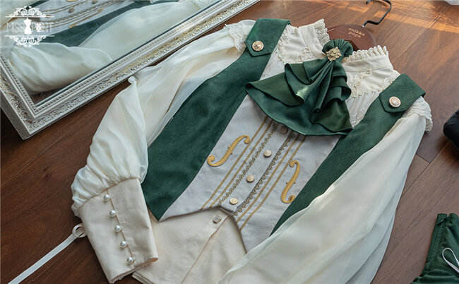 Miss Point Golden Movement College Lolita Vest