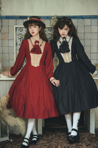 Miss Point Golden Movement College Lolita Dress One Piece