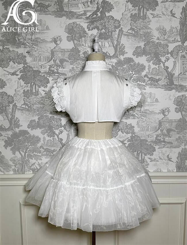 Alice Girl Doll Play Lolita Short Sleeves Short Coat